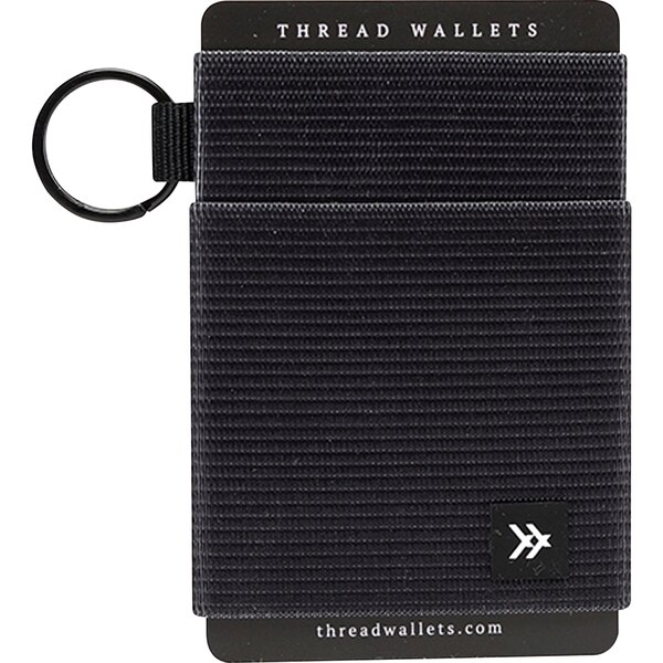 Thread Wallets Elastic Wallet in Black